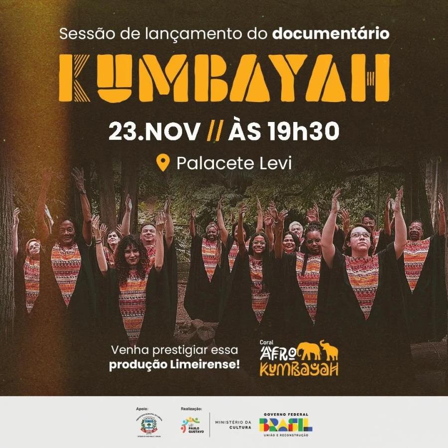 Coral Afro Kumbayah exibe documentário neste sábado (23)