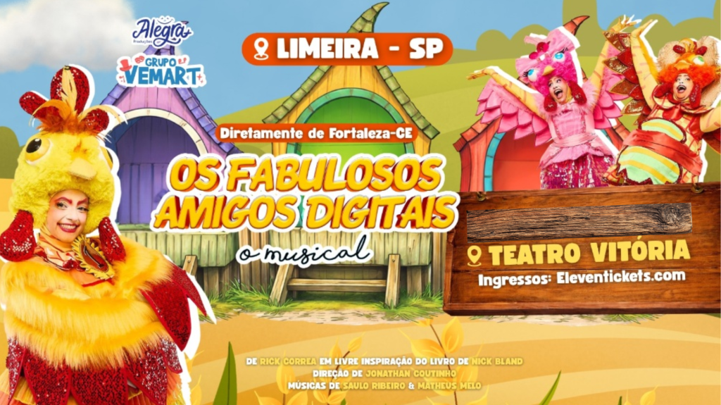 Espetáculo infantil aborda o uso da tecnologia no Teatro Vitória