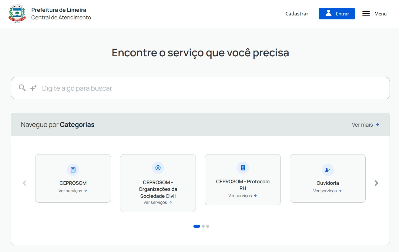 Prefeitura de Limeira implanta protocolo digital e amplia acesso aos serviços públicos