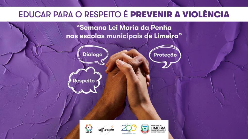 Limeira realiza “Semana Lei Maria da Penha” nas escolas municipais