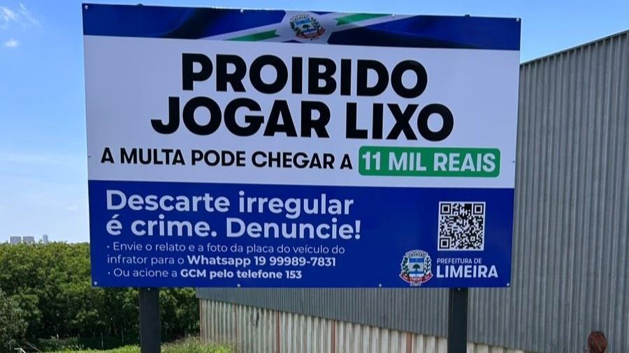 Limeira intensifica combate ao descarte irregular e registra mais de 170 autuações