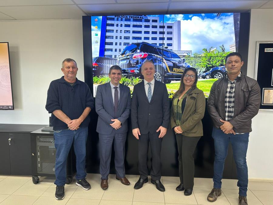 Secretário de Segurança se reúne com superintendente da PF e reforça ações conjuntas