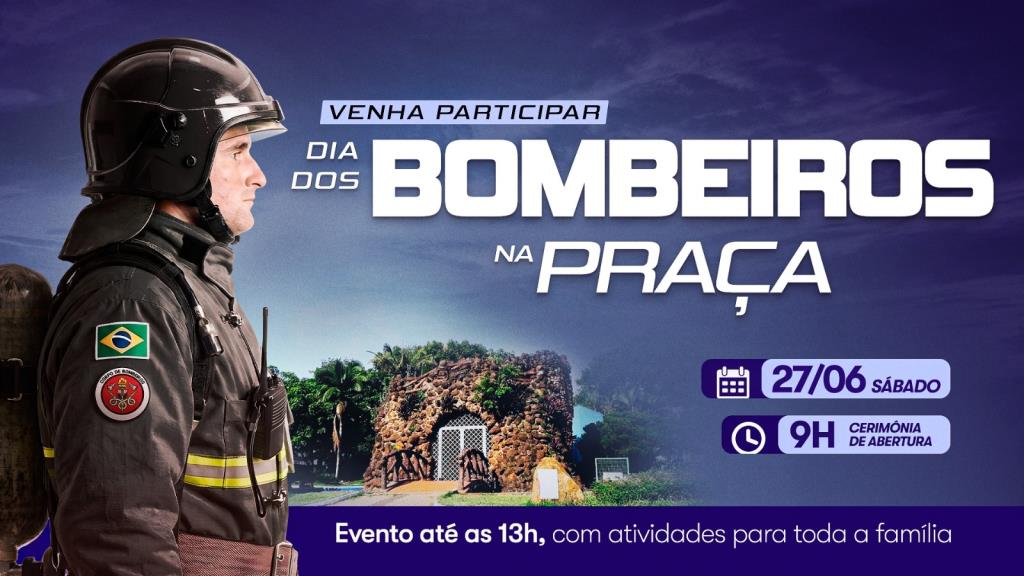 Neste sábado (27), Limeira recebe a 1ª edição do Bombeiros na Praça
