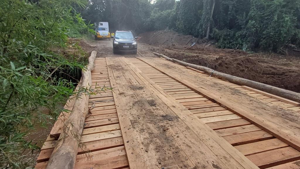 Prefeitura conclui recuperação de ponte e tráfego na LIM-340 é liberado