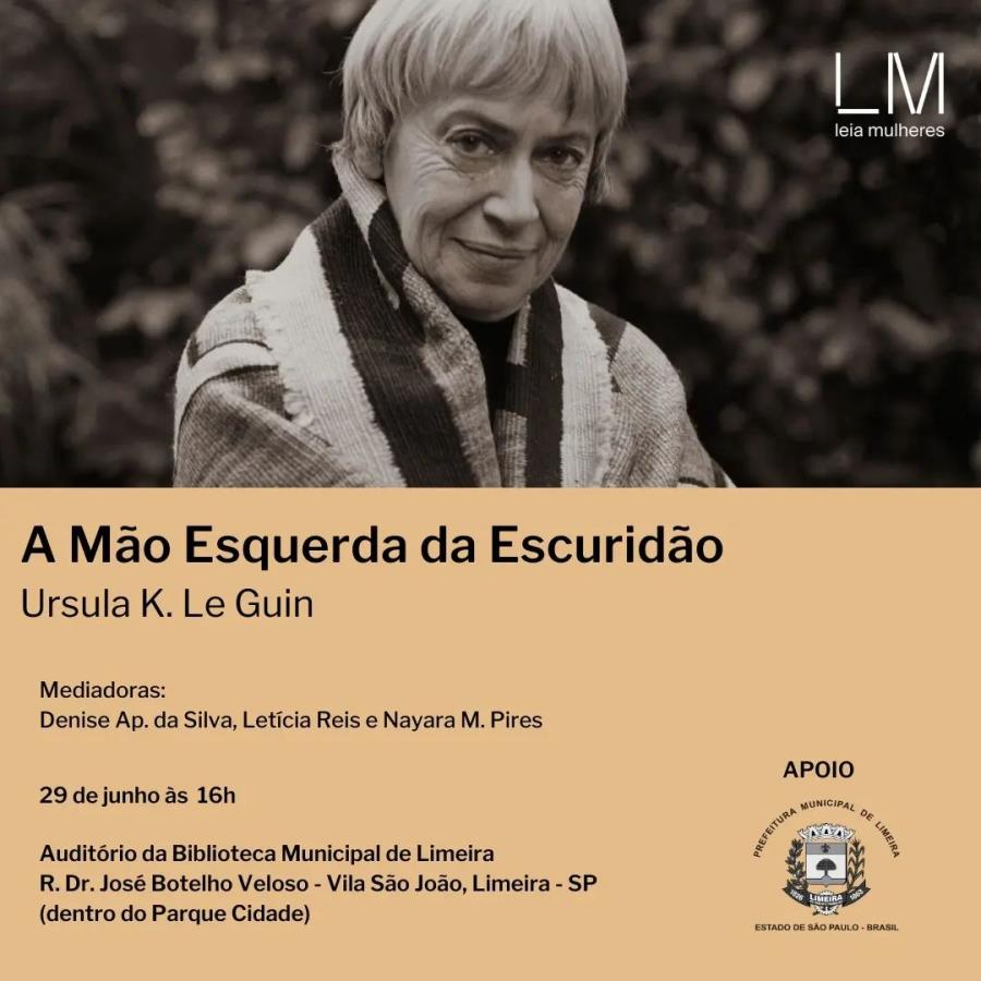 Clube do Livro conversa sobre “A Mão Esquerda da Escuridão” neste sábado (29)