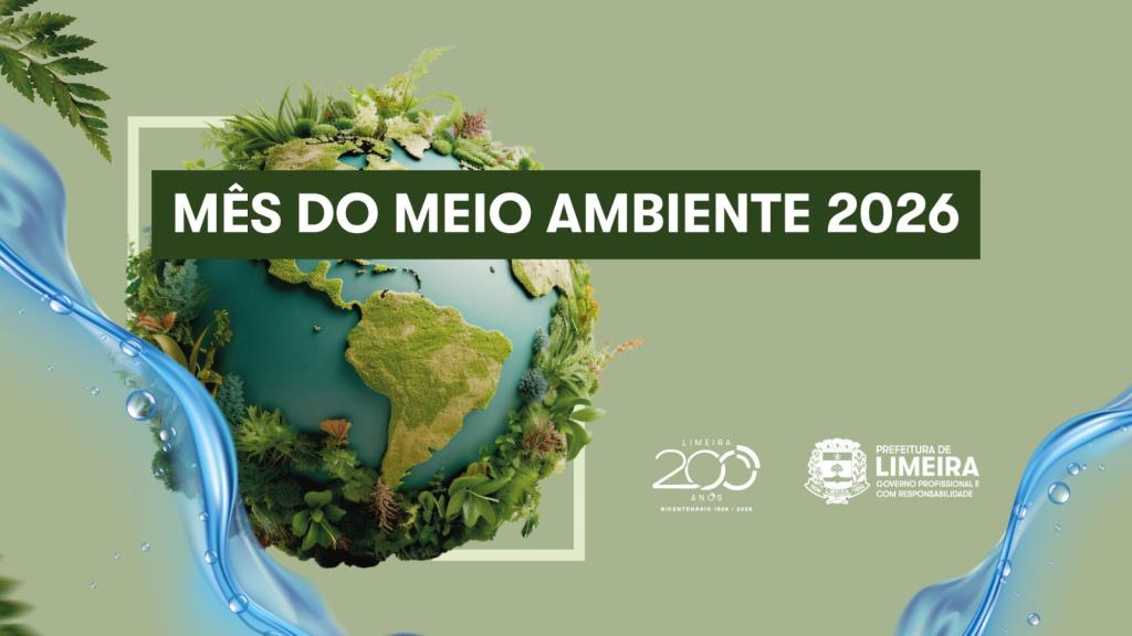 Limeira lança programação do Mês do Meio Ambiente 2026