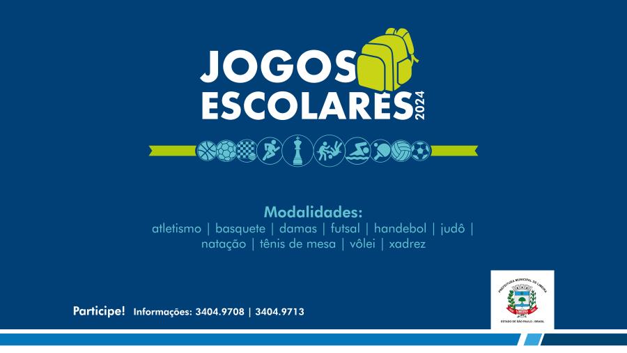 Inscrições nos Jogos Escolares terminam nos próximos dias