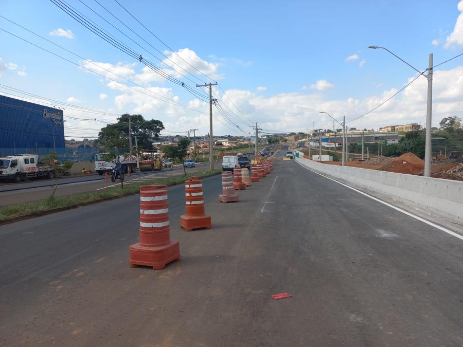 Obras do complexo viário Paulo Natal entram na reta final; novo trecho será aberto ao trânsito nesta terça (30)