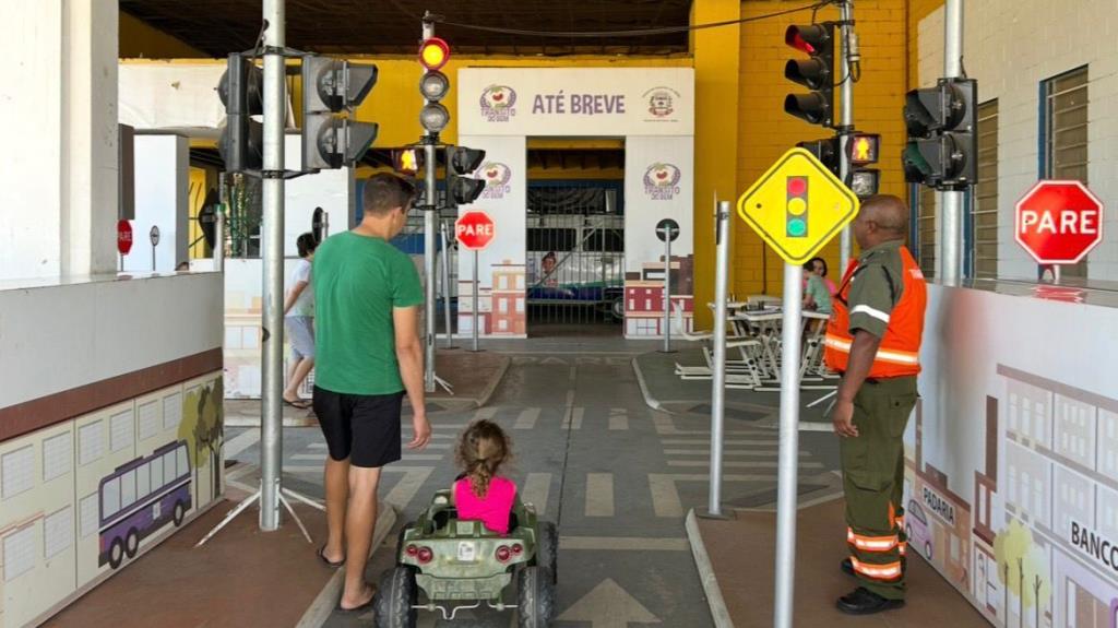 Mini Cidade do Trânsito encerra programação do Maio Amarelo em Limeira