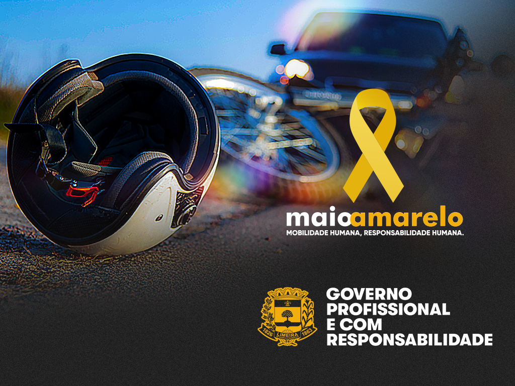 Prefeitura lança campanha Maio Amarelo 2025 com foco em pedestres e motociclistas