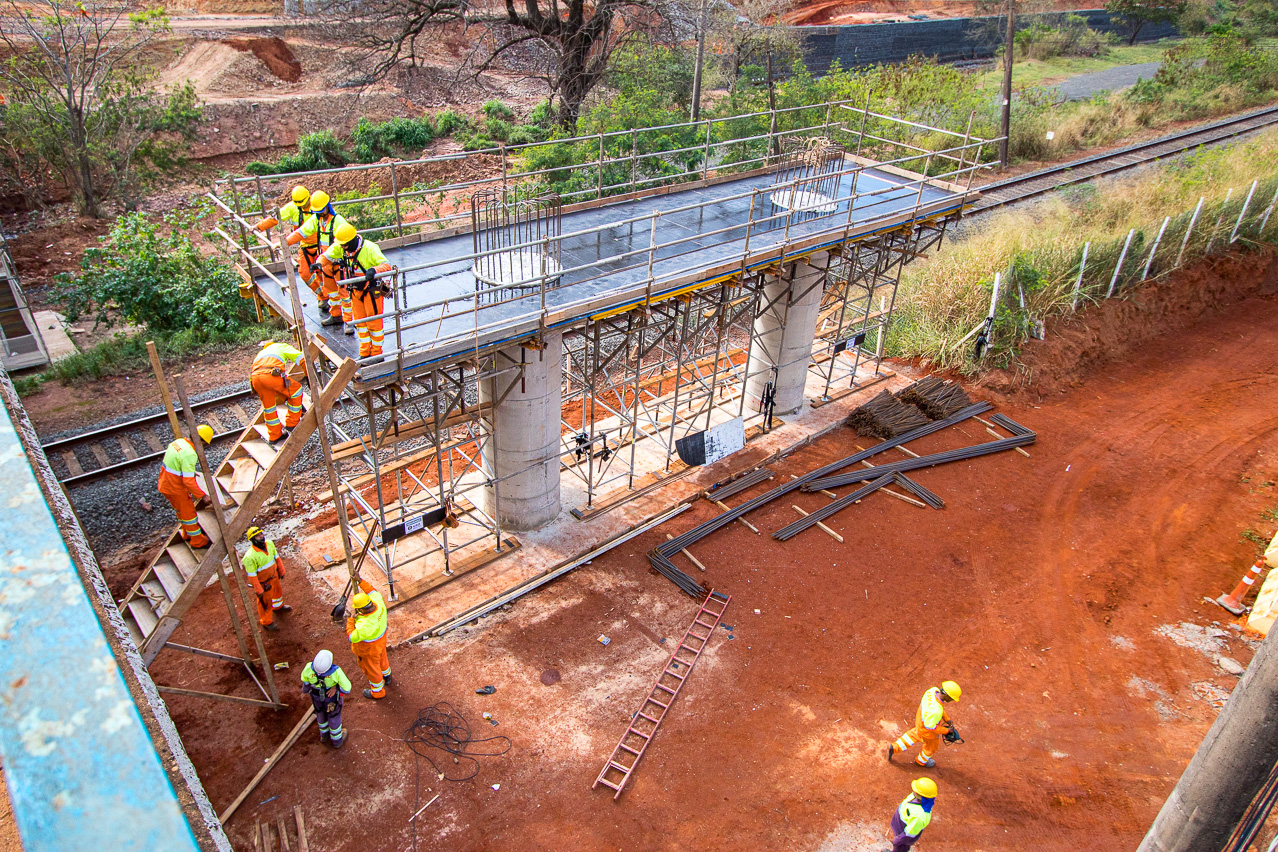 Obras de duplicação do Viaduto Paulo Natal atingem 45% de execução