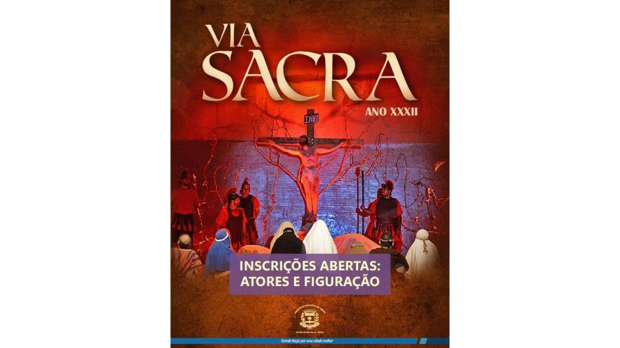 Via-Sacra recebe inscrições de atores e figurantes