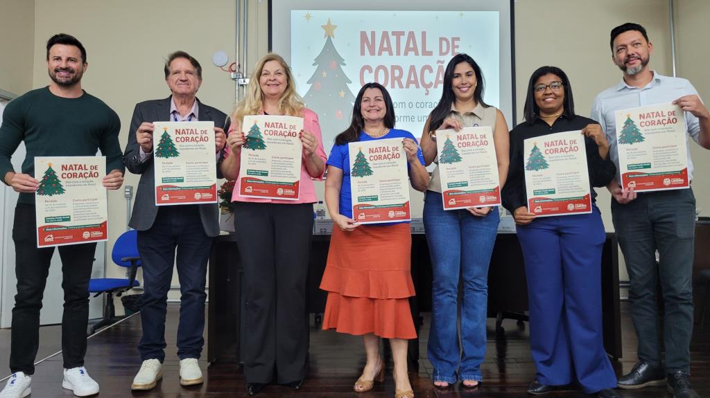 Fundo Social lança campanha “Natal de Coração” para arrecadar brinquedos em prol de crianças em vulnerabilidade social