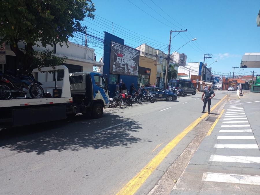 Operação da GCM apreende nove motos nesta segunda-feira