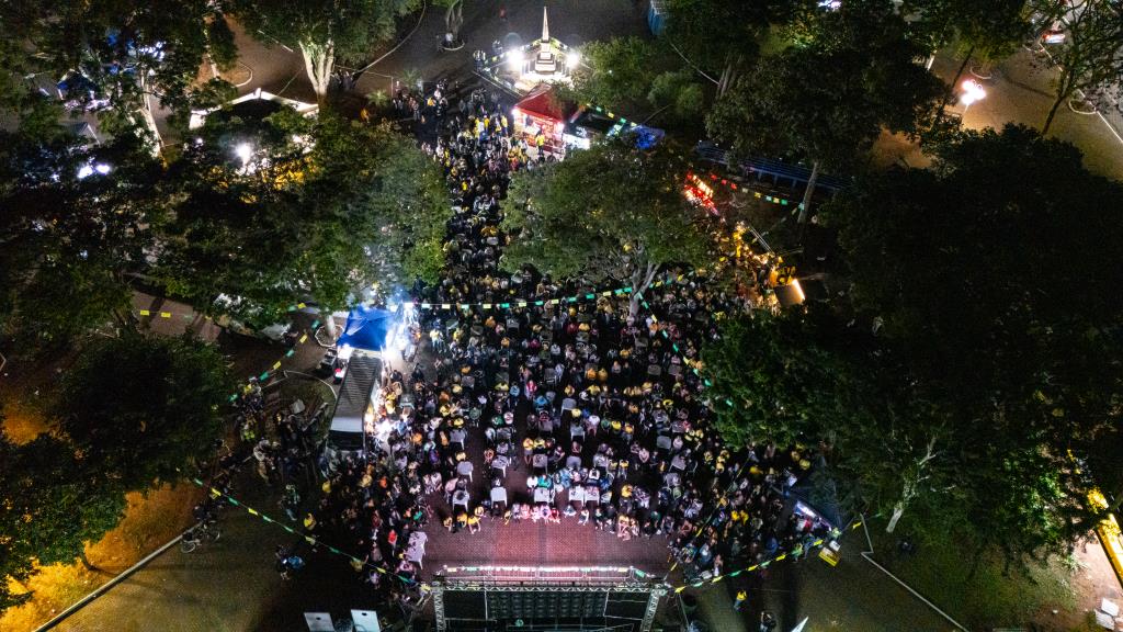 Copa na Praça reúne torcida para Brasil x Japão nesta segunda-feira (29)