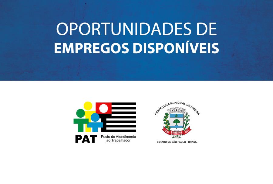 Confira as vagas do PAT para quinta-feira (5)