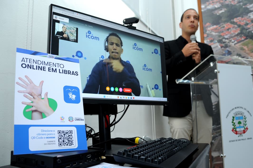 Prefeitura amplia acessibilidade com plataforma de Libras em 56 serviços públicos de Limeira