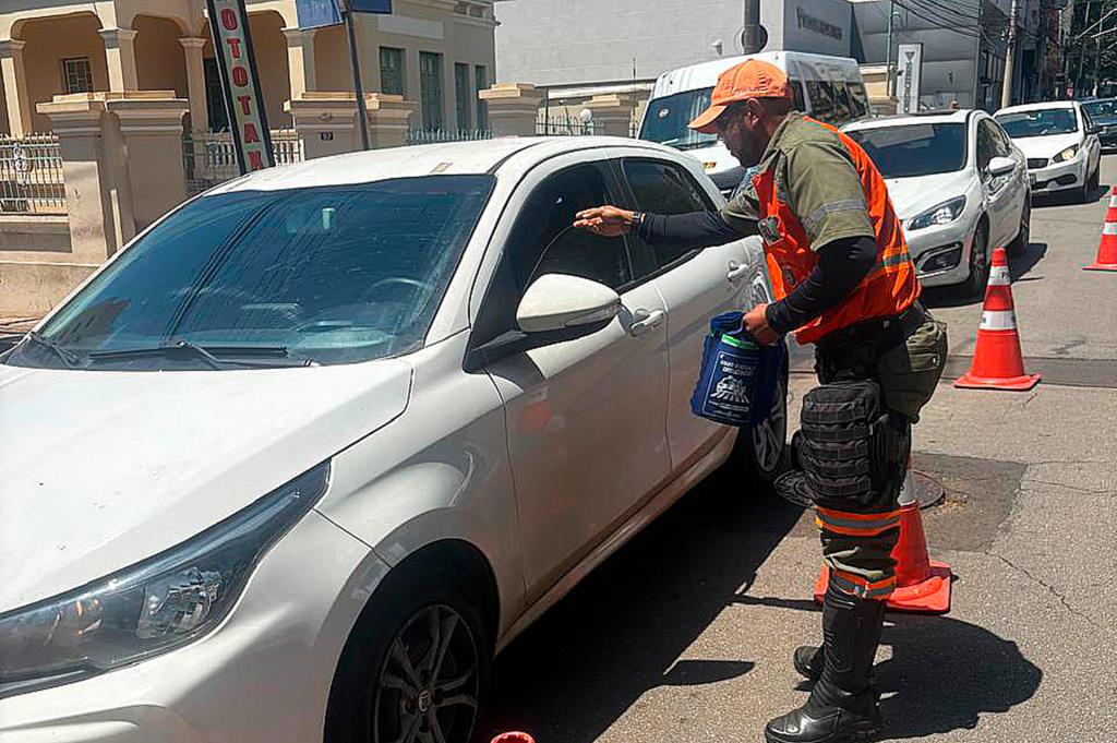 Limeira reforça ações educativas de trânsito na Praça Toledo Barros