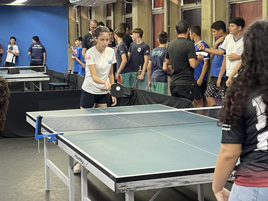 Jogos Escolares 2025: tênis de mesa mobiliza 464 estudante