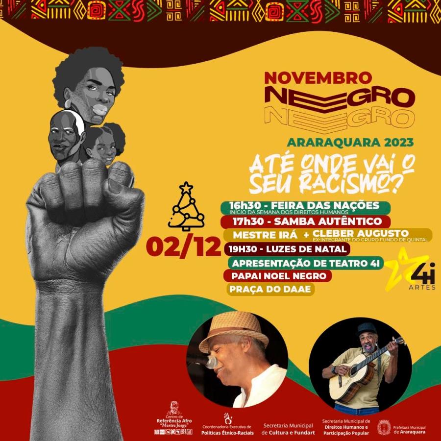 "Novembro Negro" encerra programação com diversas atrações na Praça do Daae