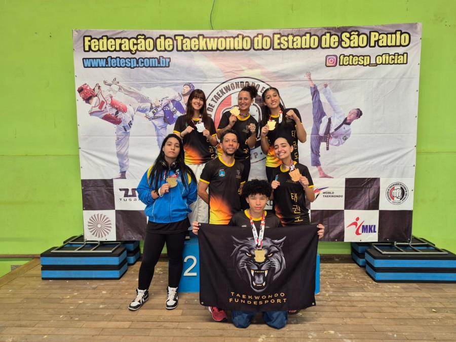 Taekwondo da Fundesport brilha em Vargem Grande do Sul