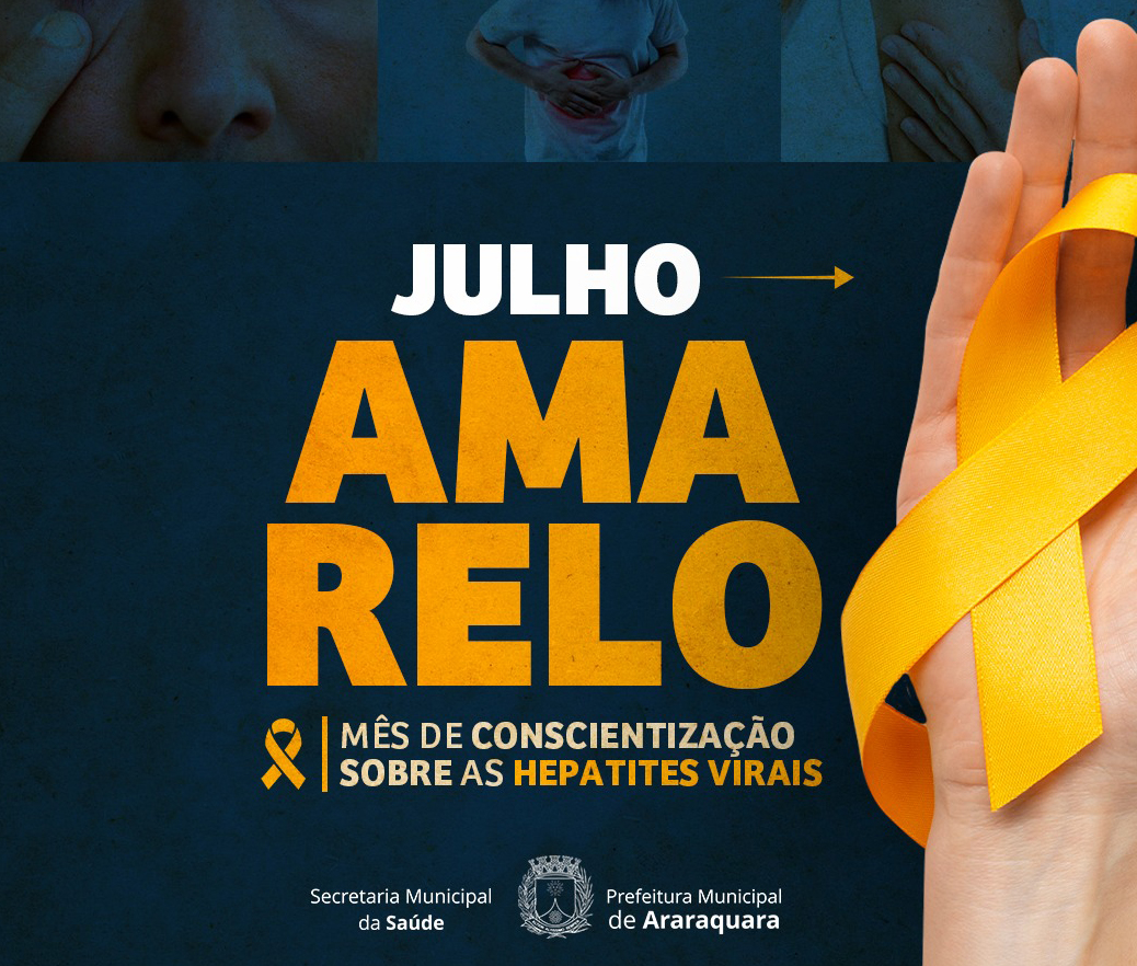 Julho Amarelo: Mês de luta contra as hepatites virais