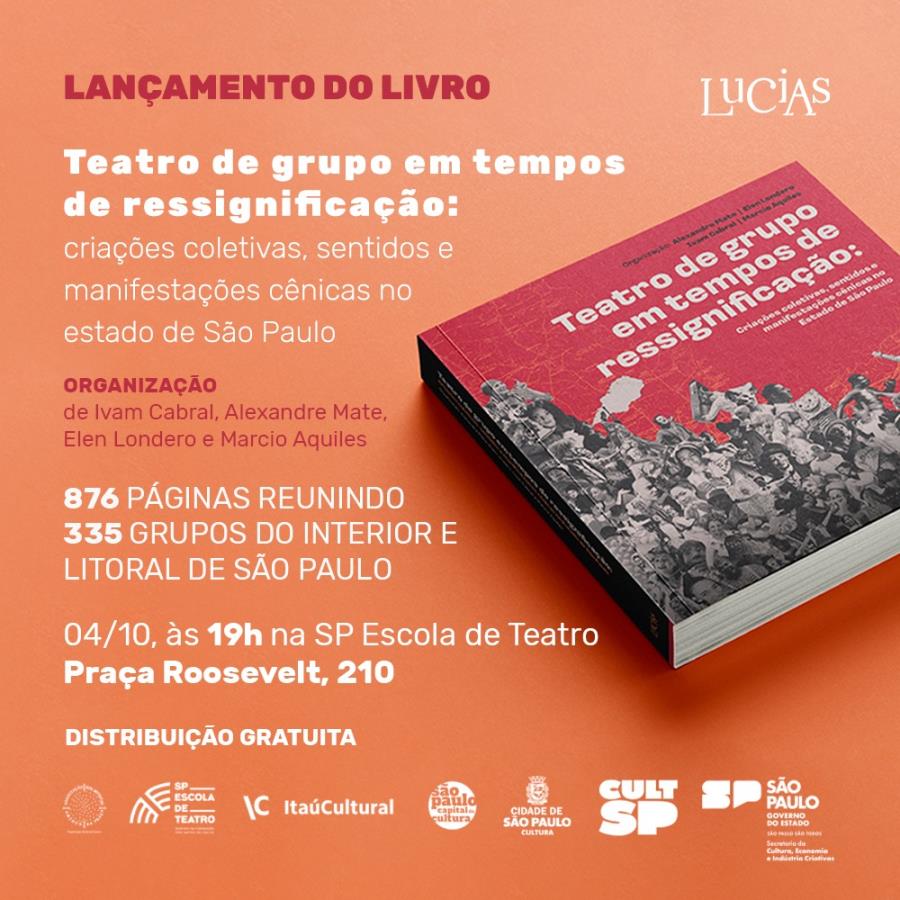 Araraquara presente no livro histórico sobre o teatro de grupo no Estado de São Paulo