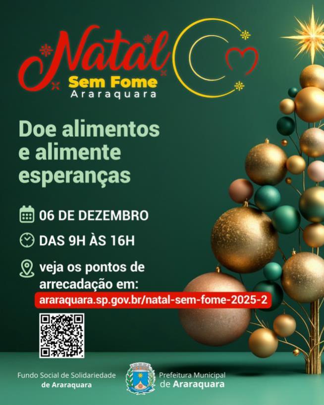 Natal Sem Fome 2025: ação acontece neste sábado (6)