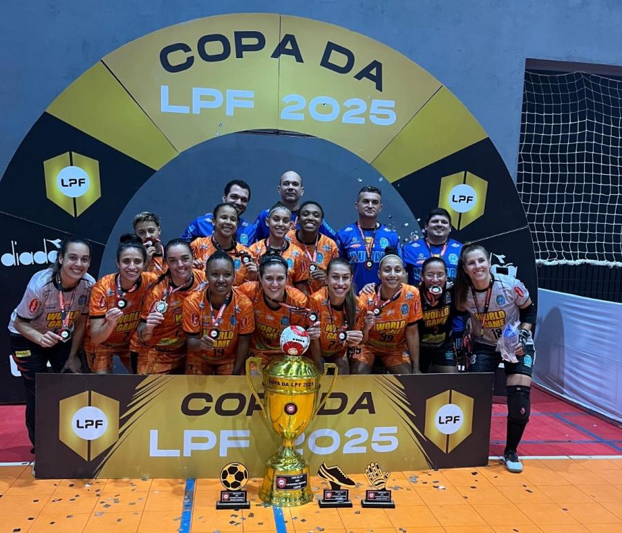 Futsal feminino é tetracampeão da Copa da Liga Paulista
