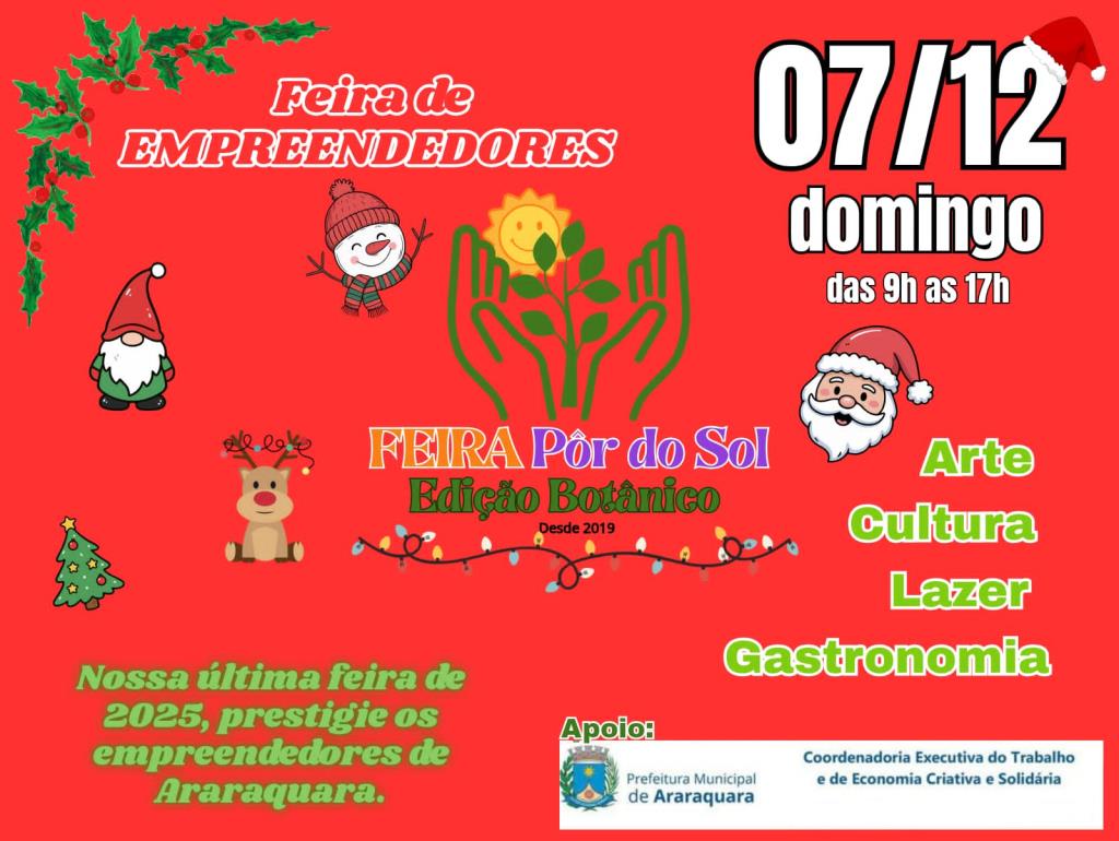 Feira Pôr do Sol realiza última edição de 2025