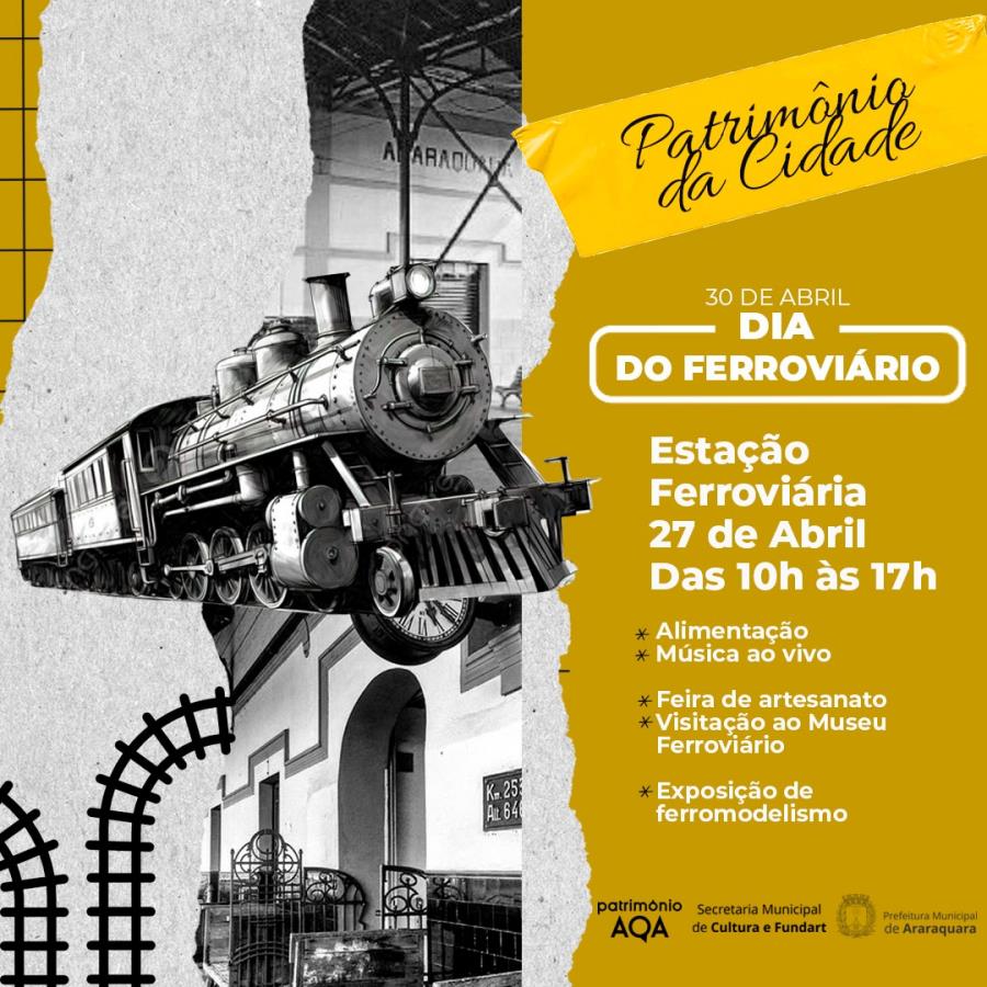 Dia do Ferroviário será celebrado no Museu Ferroviário no dia 27