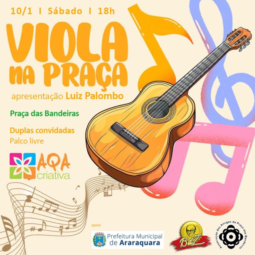 Praça das Bandeiras tem Feira Aqa Criativa com duas edições: “Reggae Sunset” e “Viola na Praça”