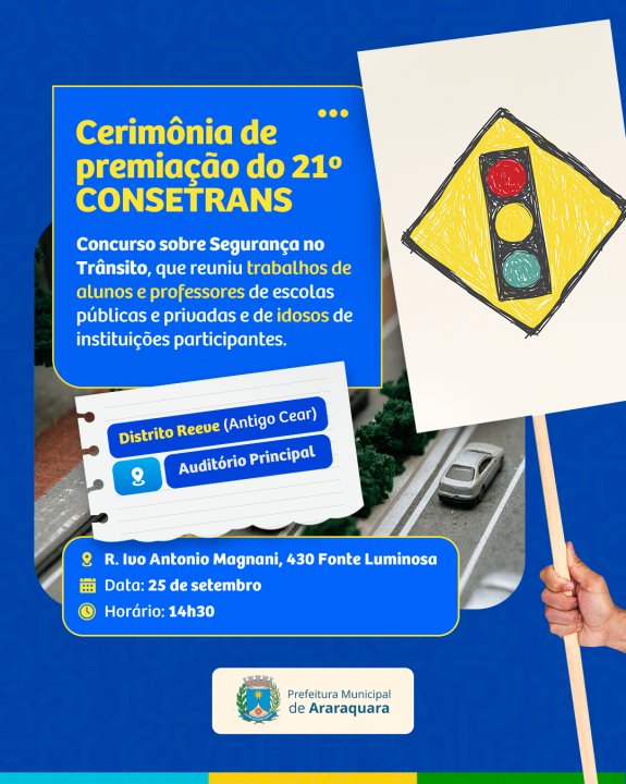 Premiação da 21ª edição do Consetrans acontece no próximo dia 25