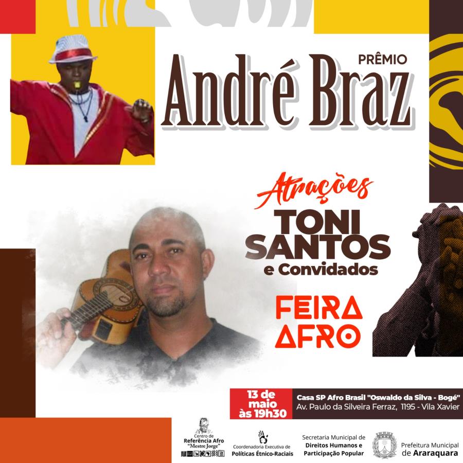 Entrega do Prêmio André Braz 2024 acontece nesta segunda-feira (13)