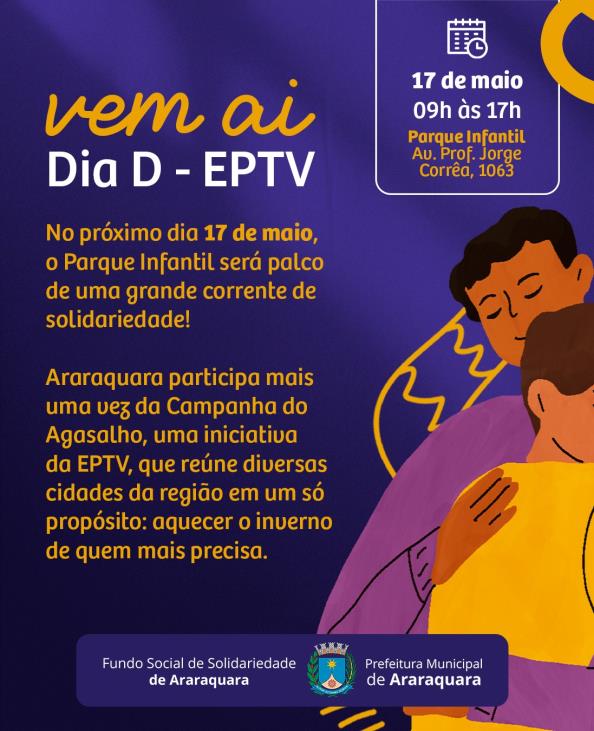 Dia "D" da Campanha do Agasalho 2025 acontece neste sábado (17)
