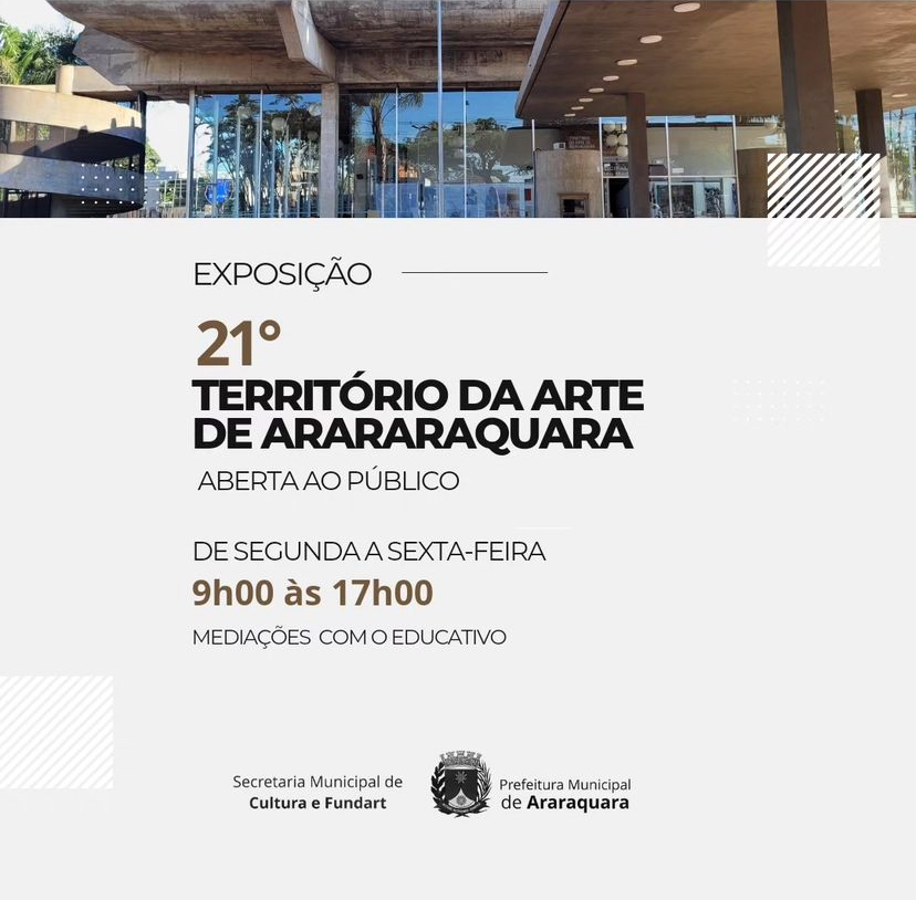 Visitas ao Território da Arte de Araraquara estão abertas gratuitamente no Teatro Municipal