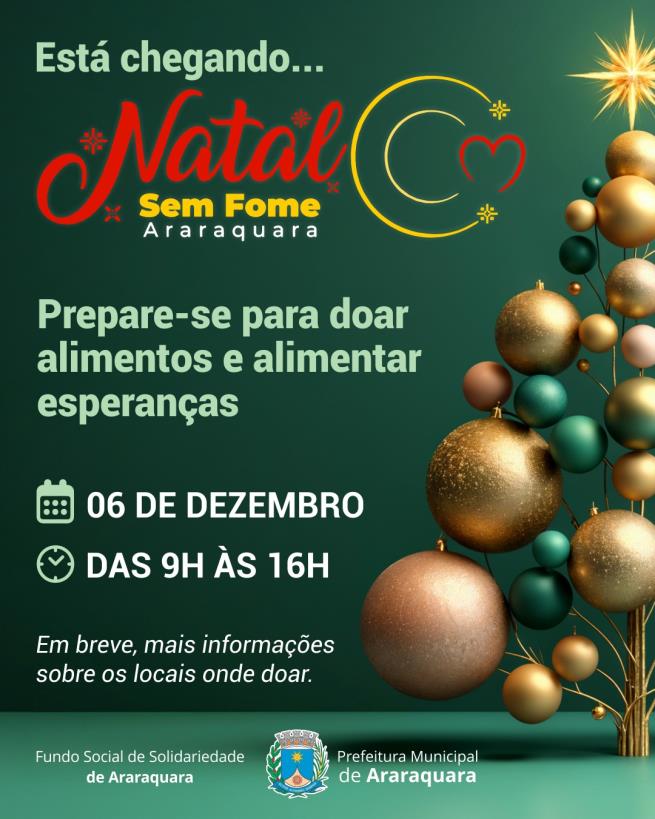 Natal sem Fome Araraquara 2025