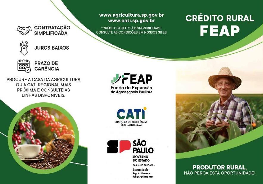 Linhas de crédito do FEAP já estão disponíveis para produtores rurais de Araraquara e região
