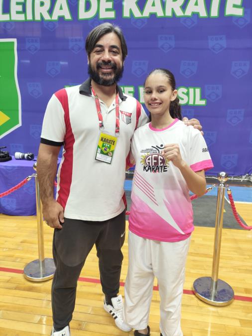 Nicoly Santos, da Fundesport Araraquara, conquista 5º lugar no Campeonato Brasileiro de Karatê