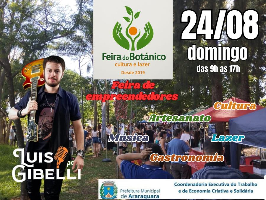 Domingo (24): Feira Pôr do Sol realiza edição especial “Botânico”