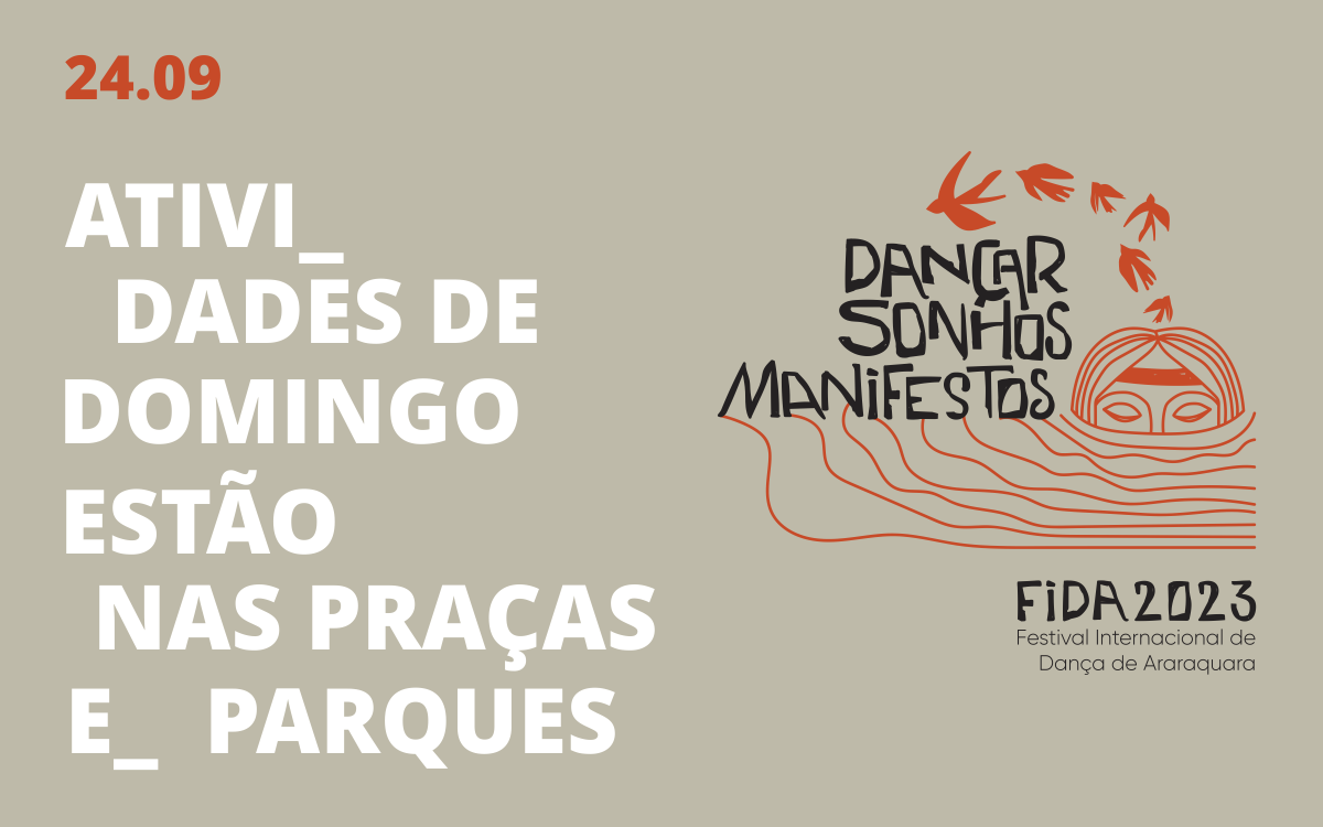 FIDA: atividades de domingo (24) estão nas praças e parque