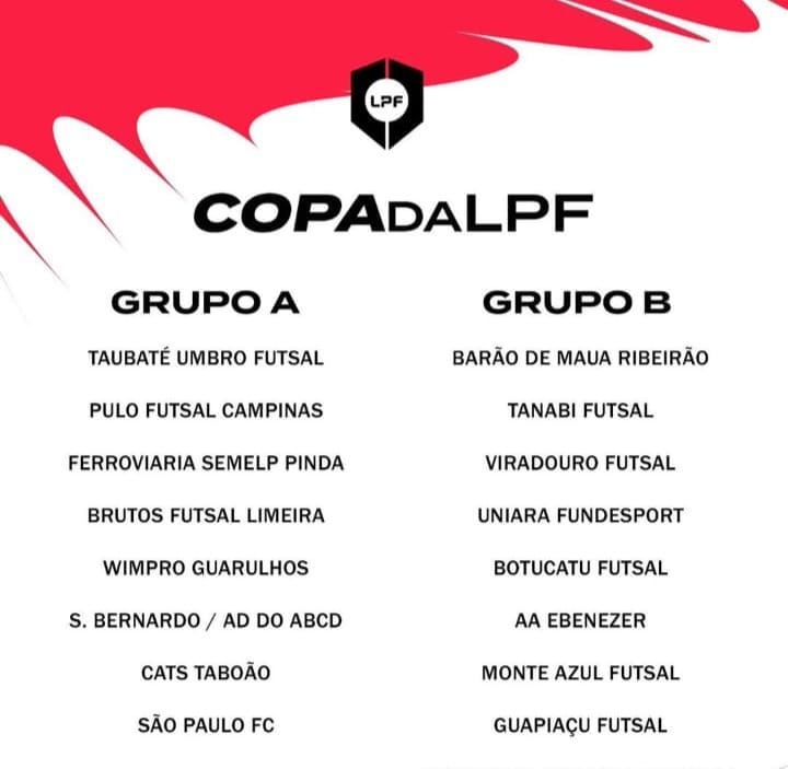 Uniara/Fundesport inicia em março Copa da Liga Paulista