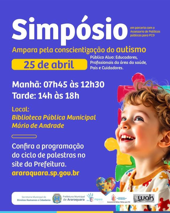 Cidade debate em simpósio conscientização do autismo