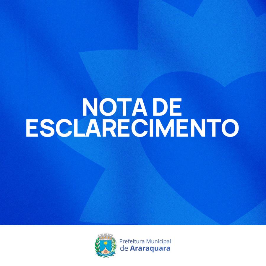 Nota de Esclarecimento