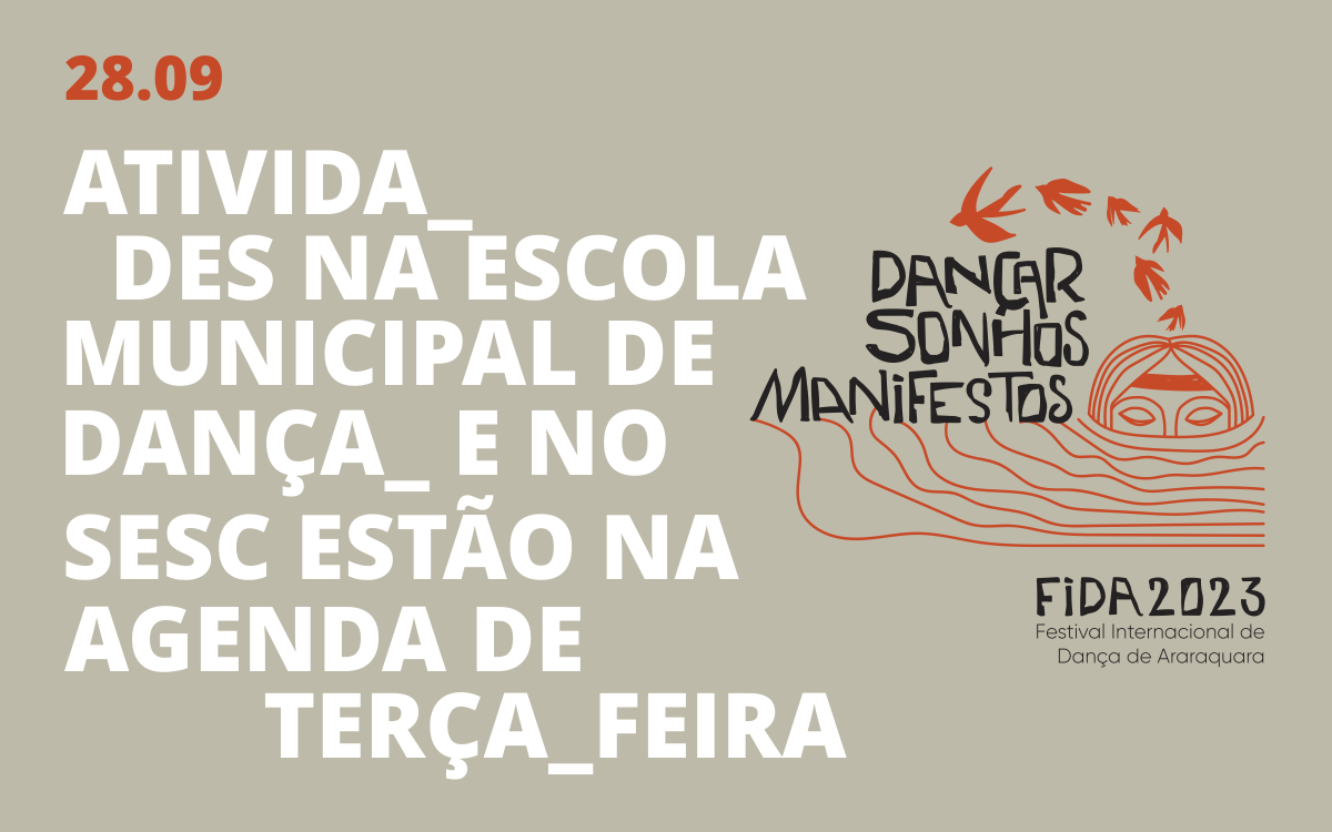 Atividades Na Emd E No Sesc Araraquara Na Agenda Fida De Quinta Feira 28 Prefeitura De 