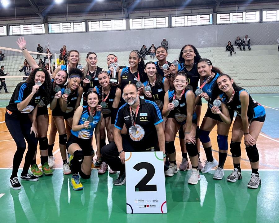 Vôlei feminino é medalha de prata nos Jogos da Juventude