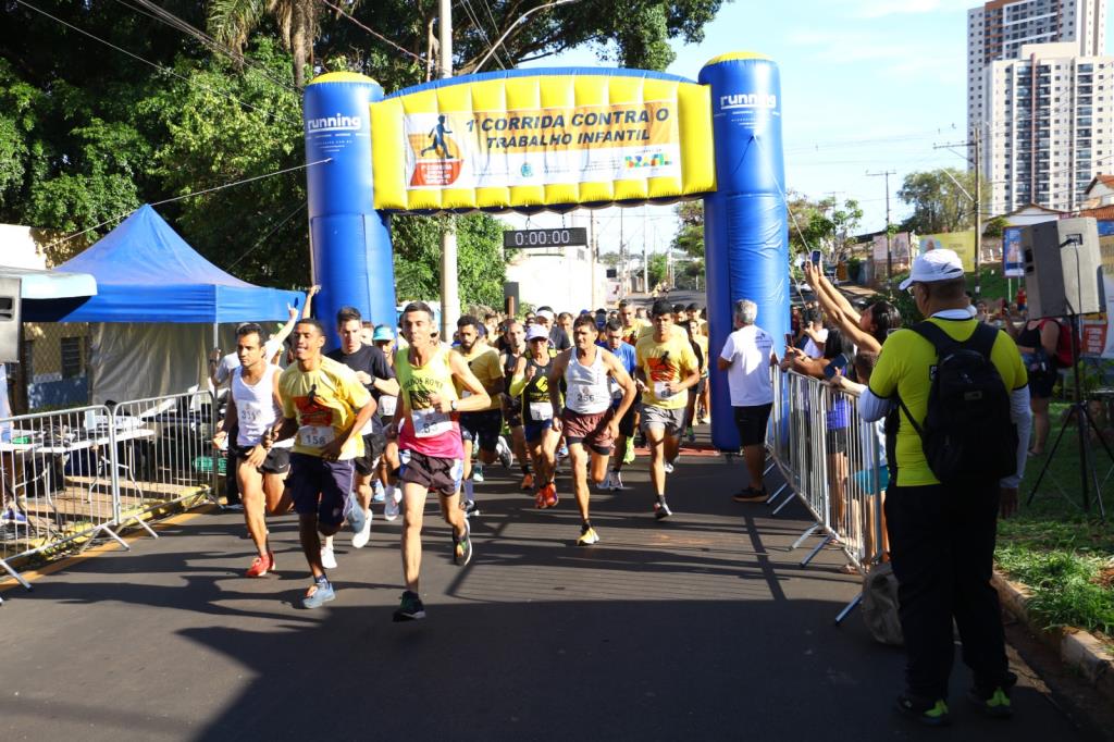1ª Corrida e Caminhada Contra o Trabalho Infantil arrecada meia tonelada de alimentos