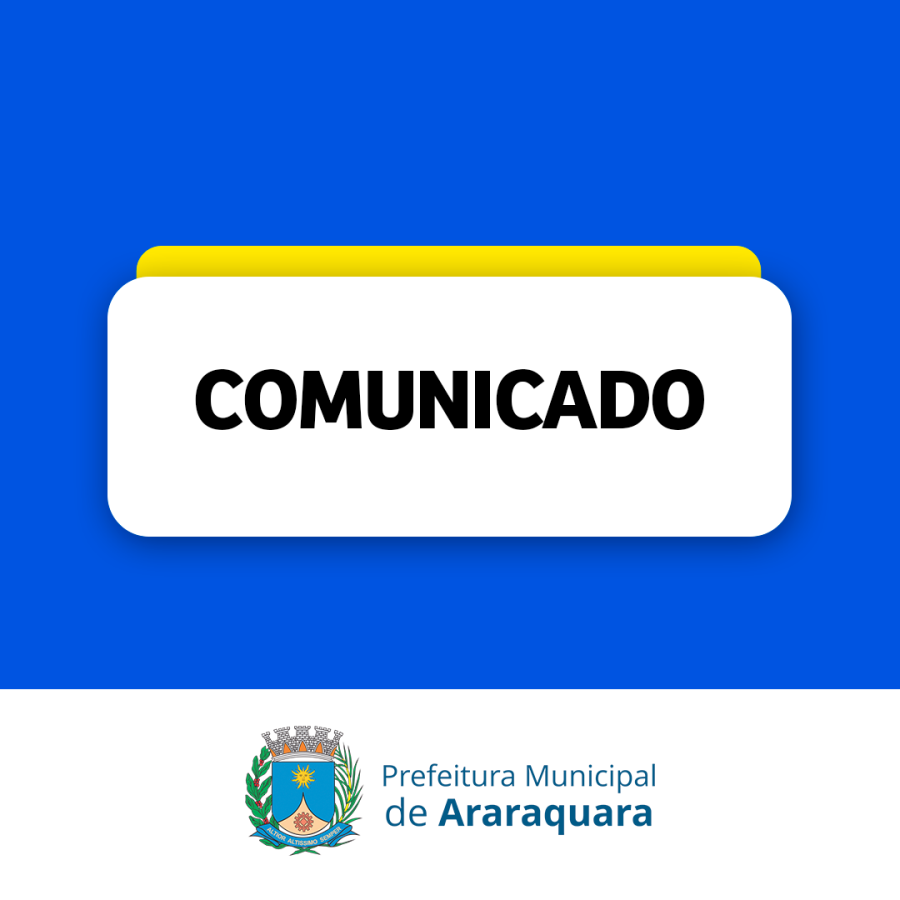 COMUNICADO AOS PAIS E RESPONSÁVEIS