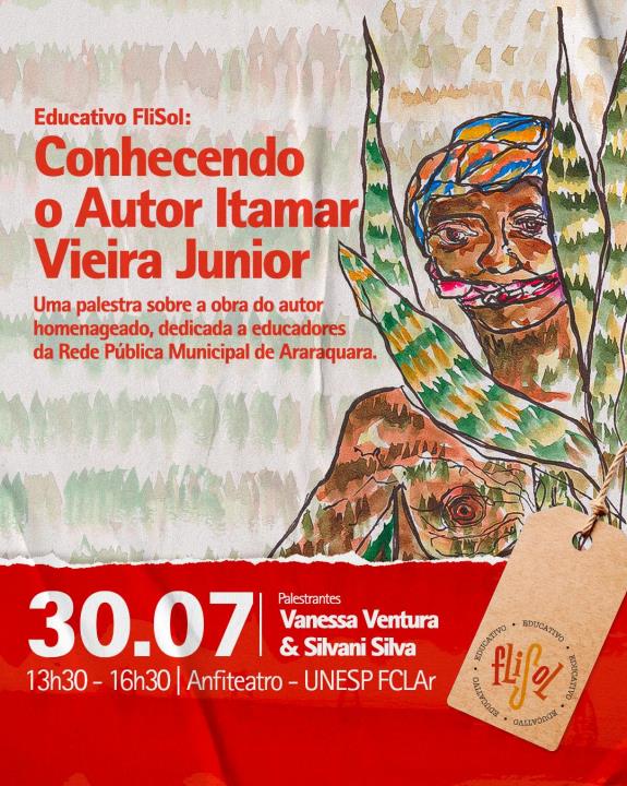 Palestra sobre a obra de Itamar Vieira Junior integra formação pedagógica da Rede Municipal
