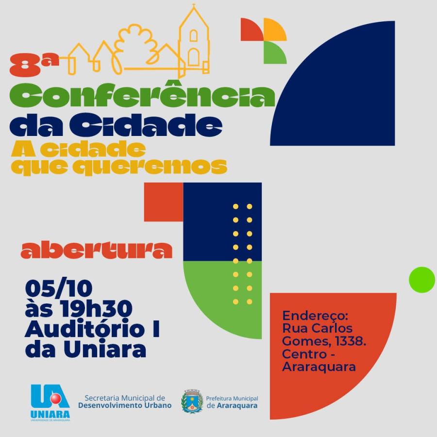 Araraquara se prepara para a 8ª Conferência Municipal da Cidade